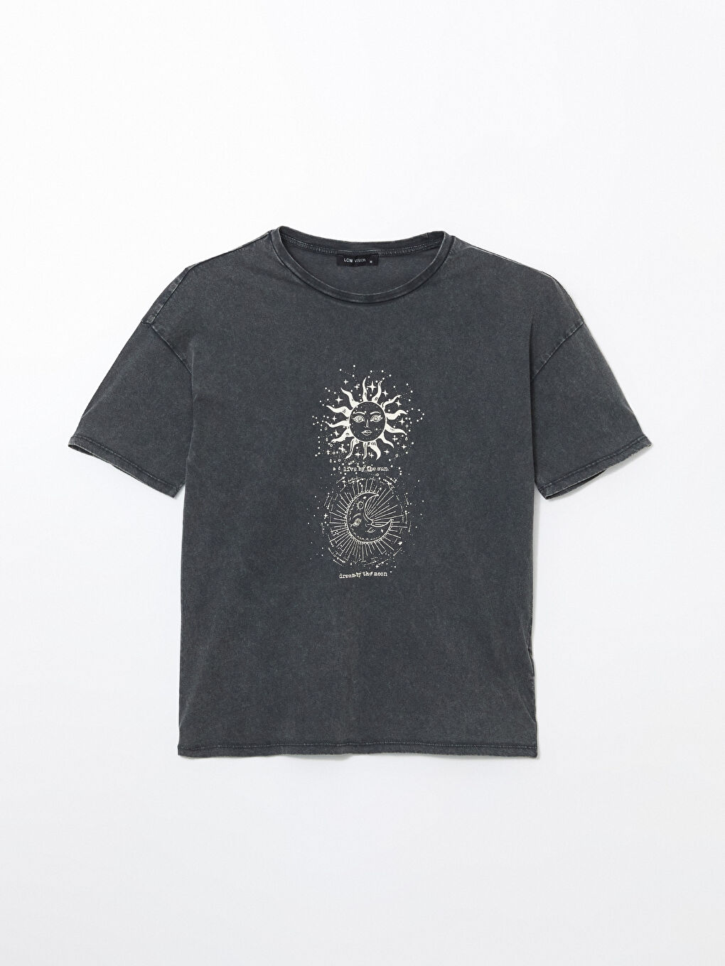 Crew Neck Printed Women's T-Shirt -S5GF10Z8-DC4