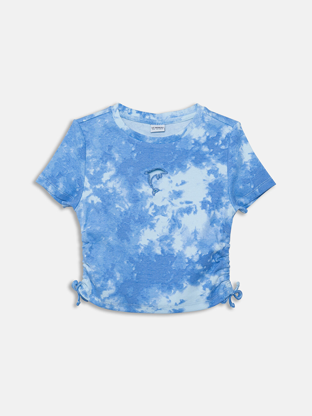 LCW Kids Crew Neck Girls' Crop T-Shirt -S5GF12Z4-F9C