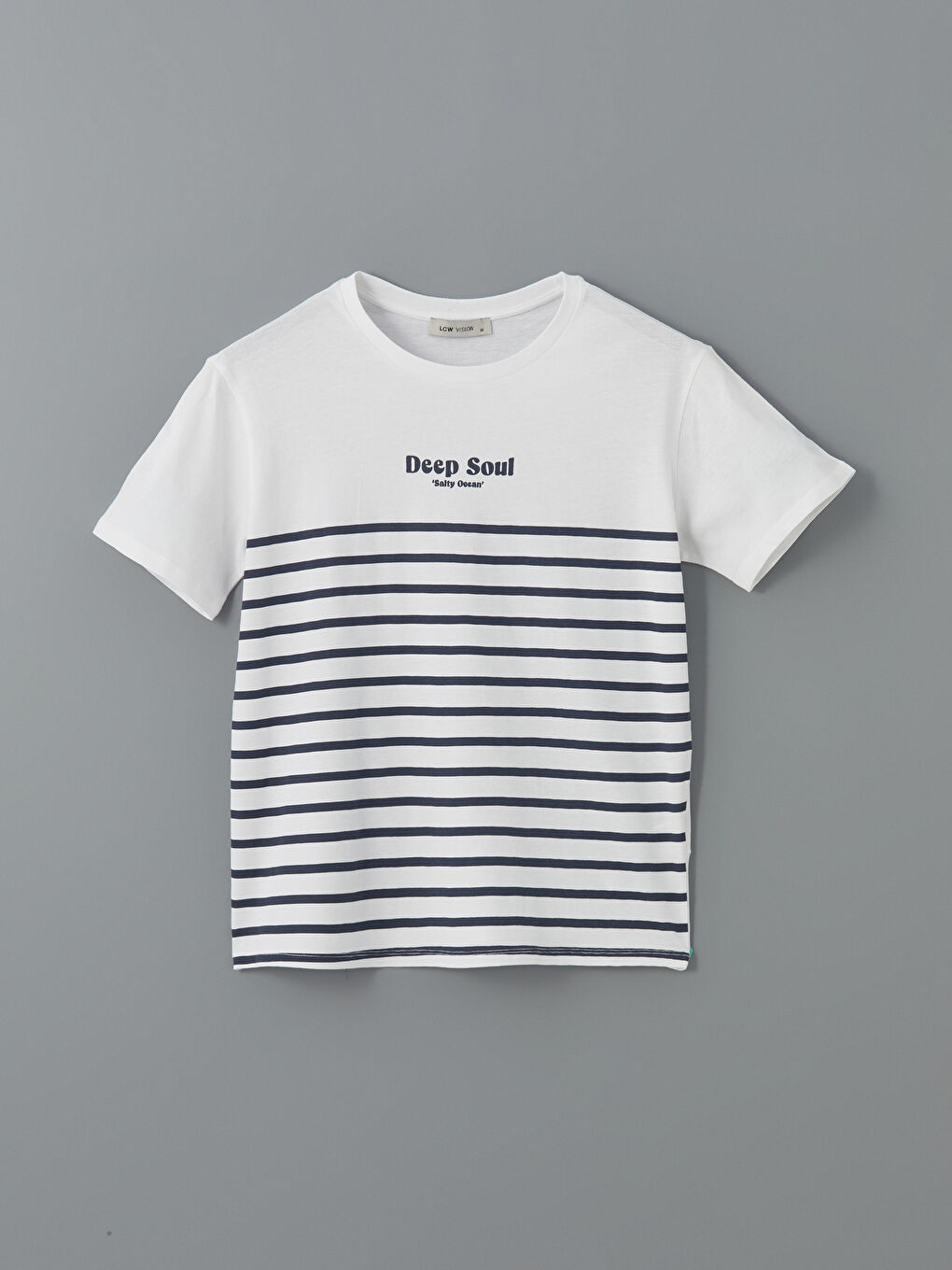 Crew Neck Striped Women's T-Shirt -S5GF27Z8-Q6K