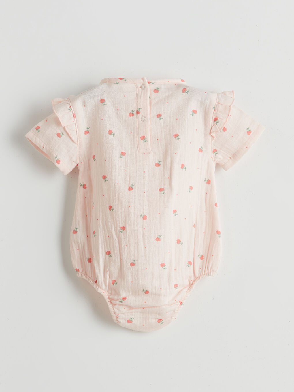 LCW baby Çiçekli Çıtçıtlı Body ve Şort 2'li -S5GF61Z1-LT4