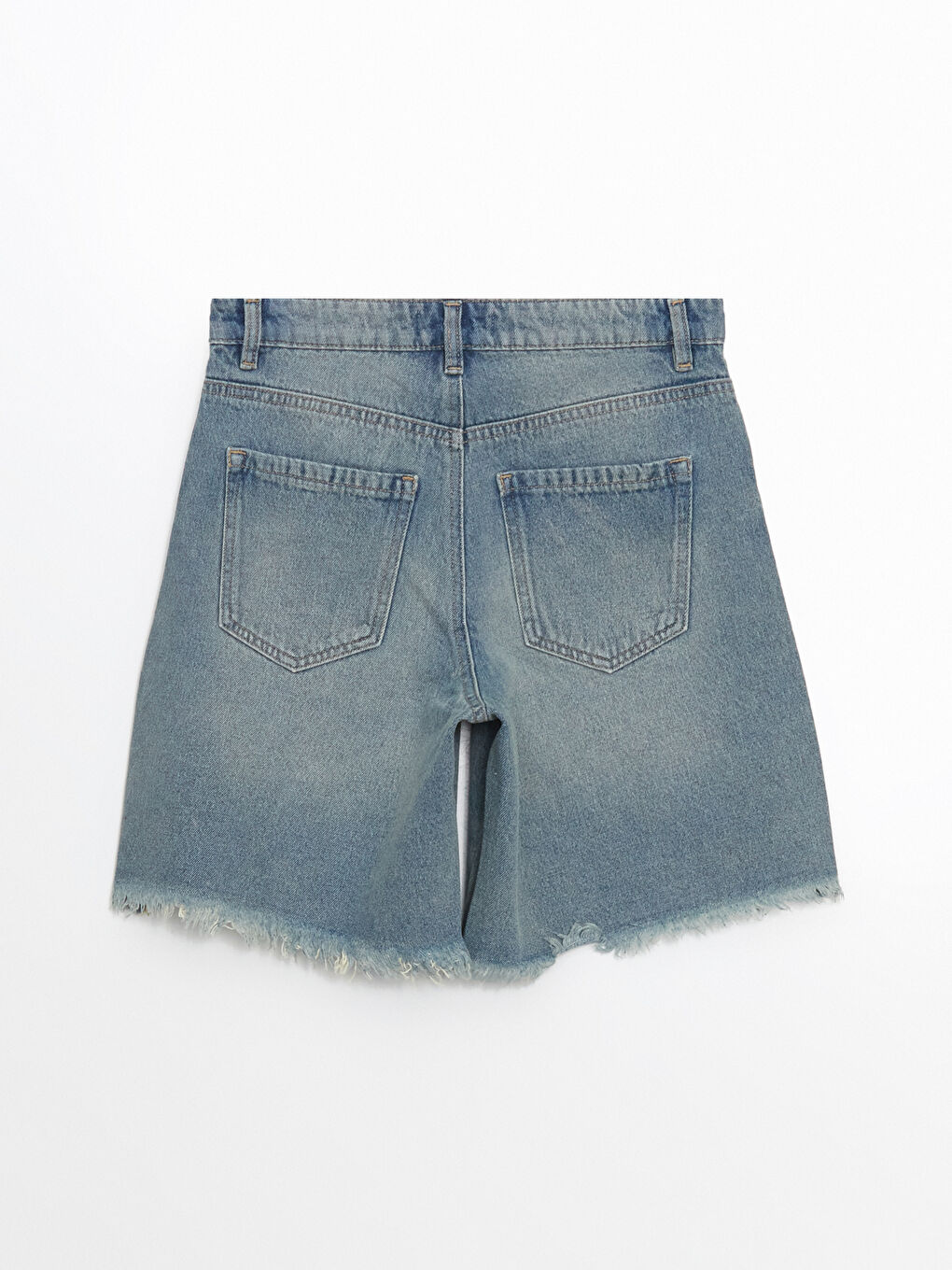LCW Jeans Ženski teksas šorts Standard Fit sa iscepanim detaljima. -S5GG01Z8-507
