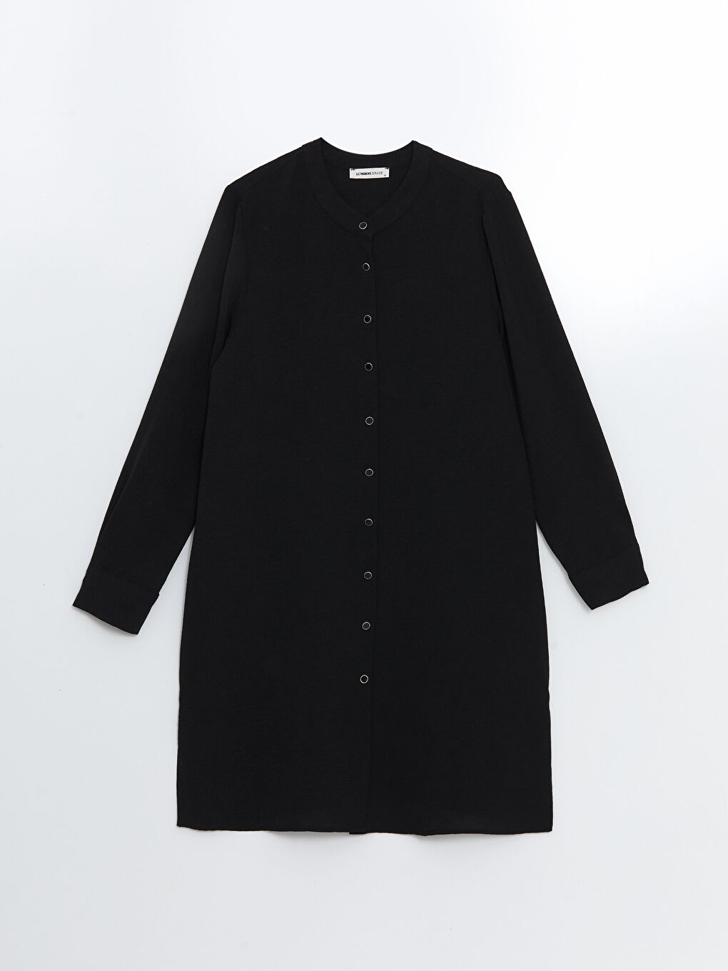 LCW Grace Grandad Collar Women's Shirt Tunic -S5GG84Z8-CVL