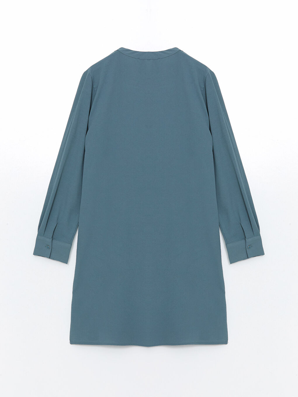 Collar Plain Long Sleeve Women's Shirt Tunic -S5GG84Z8-GXP