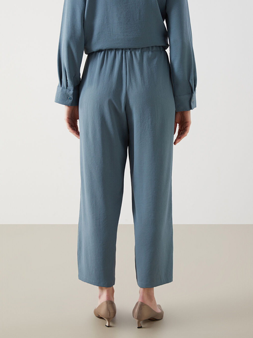 Elastic Waist Women'S Pants -S5GG86Z8-GXP