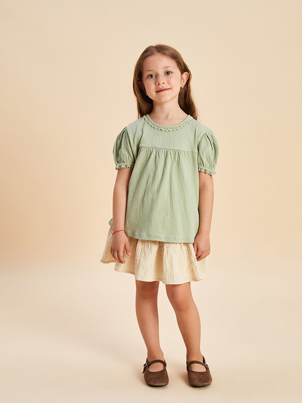 Girl GREEN T-Shirt -S5GG91Z1-FJY