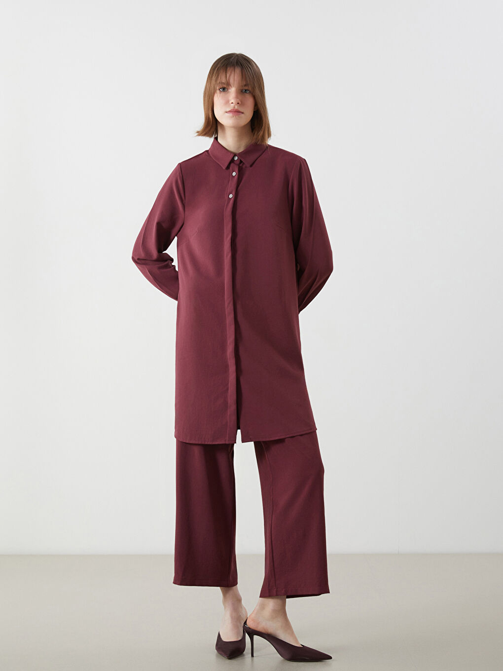 Elastic Waist Women'S Pants -S5GH03Z8-HMT