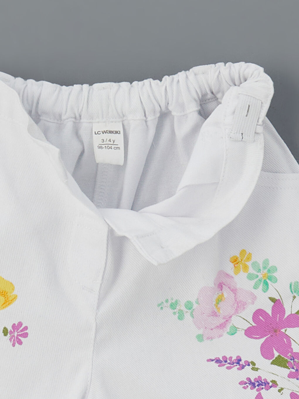 Elastic Waist Floral Girls Shorts -S5GH84Z1-JYX