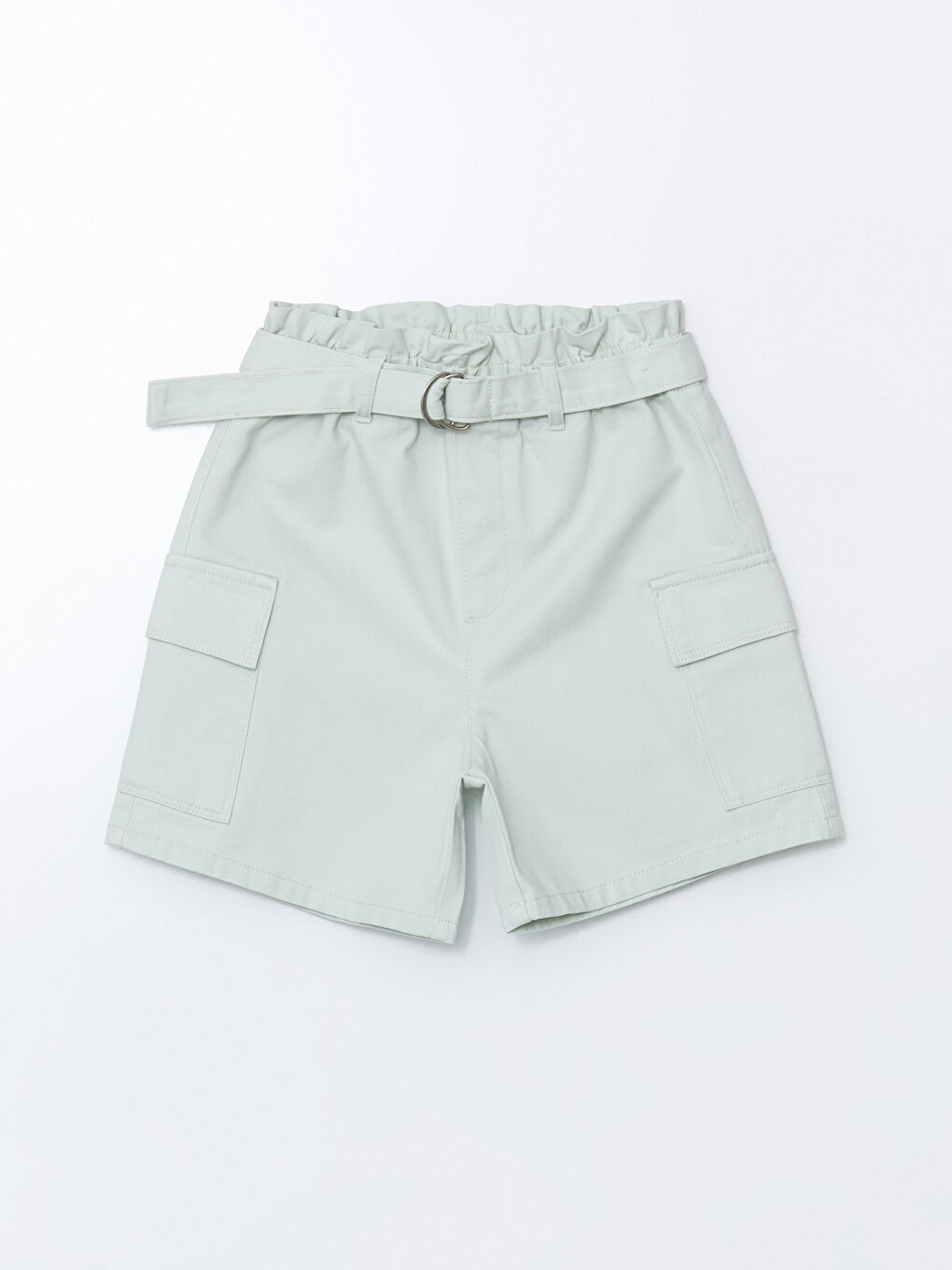 Elasticated Waist Girls' Cargo Shorts -S5GH94Z4-FZC