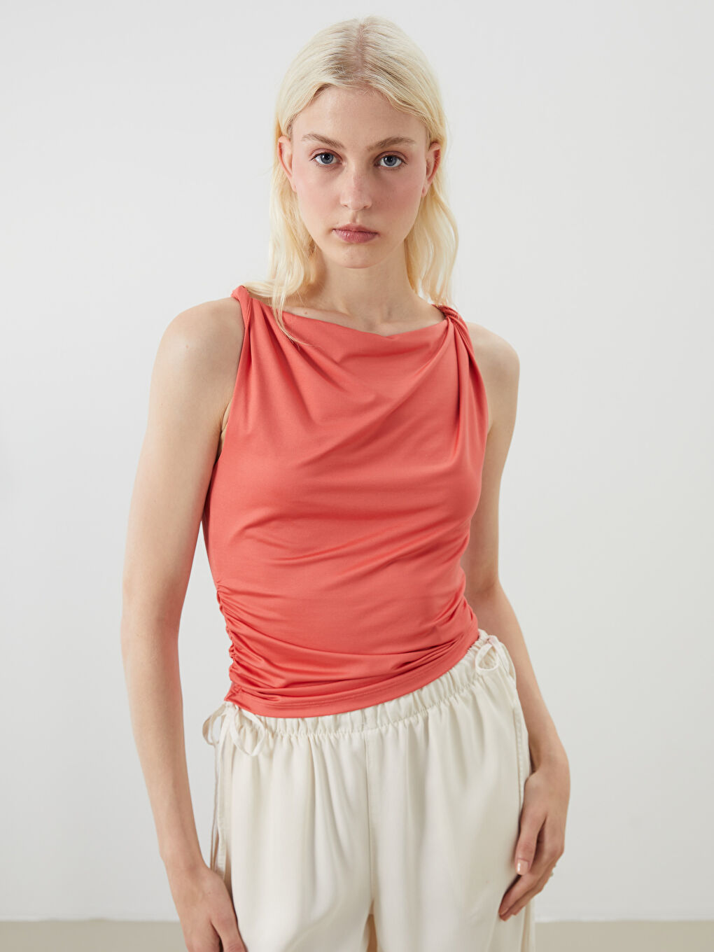 LCW Vision Woman CORAL Blouse -S5GI13Z8-GRP