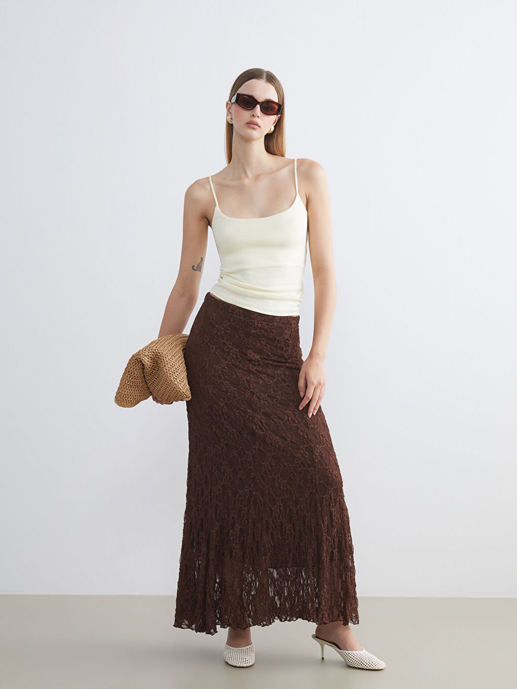 Sarı U Yaka Kadın Atlet-1