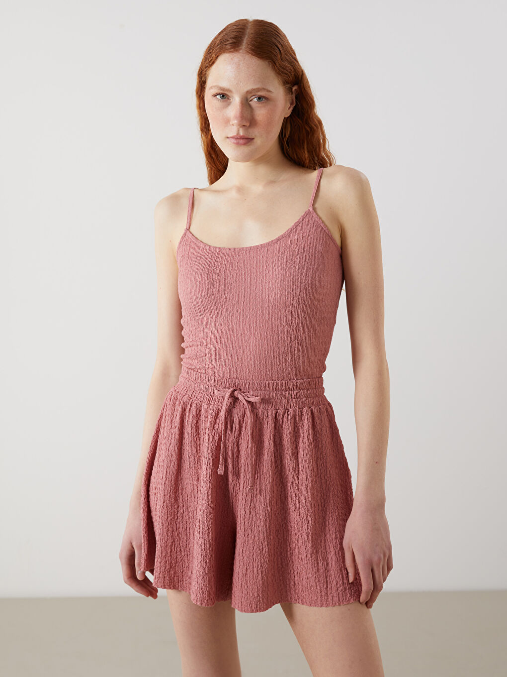 Woman PINK Crop Top -S5GI19Z8-GPV