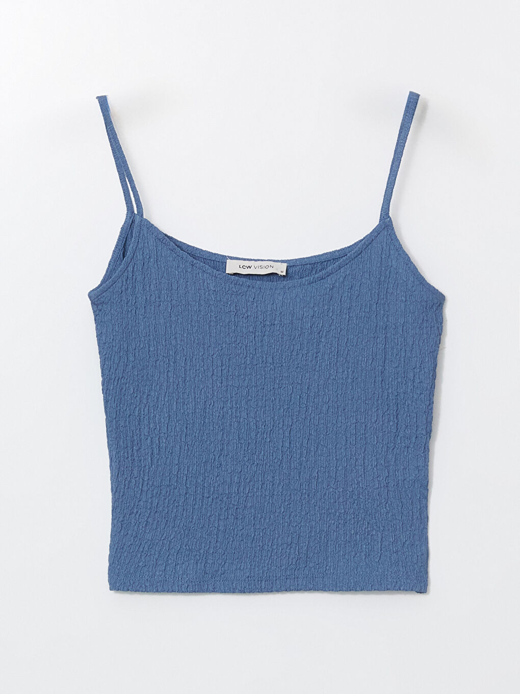 Woman BLUE Crop Top -S5GI19Z8-KZZ