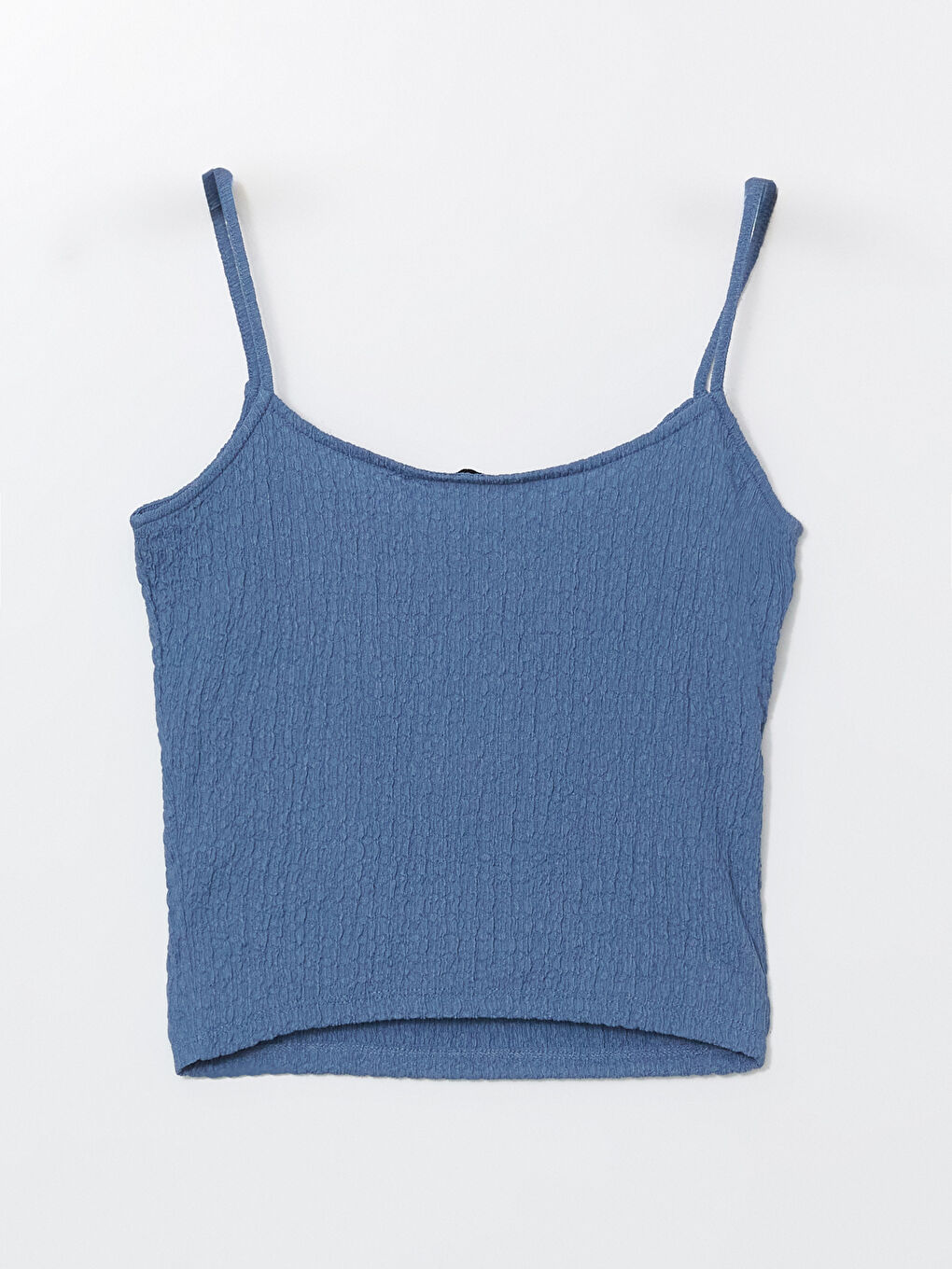 Woman BLUE Crop Top -S5GI19Z8-KZZ