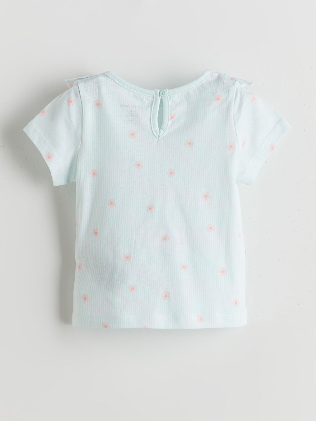 LCW baby Çiçekli Kız Bebek Bluz ve Şort 2'li -S5GI53Z1-LRL