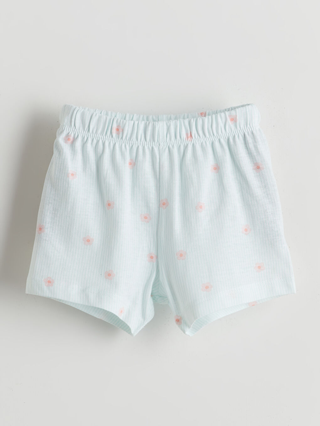 LCW baby Çiçekli Kız Bebek Bluz ve Şort 2'li -S5GI53Z1-LRL