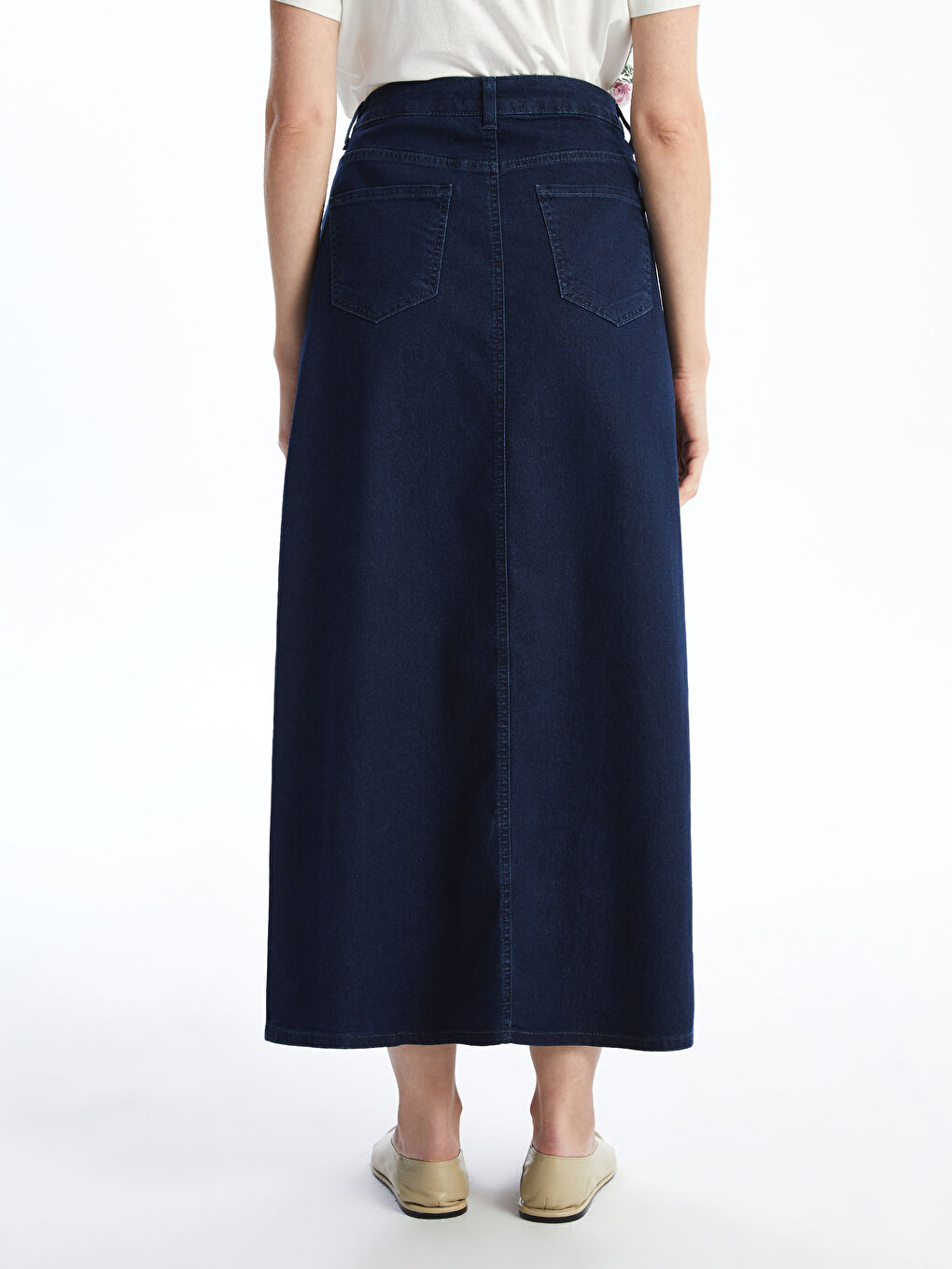 Standard Fit Women's Jean Skirt -S5GI77Z8-890