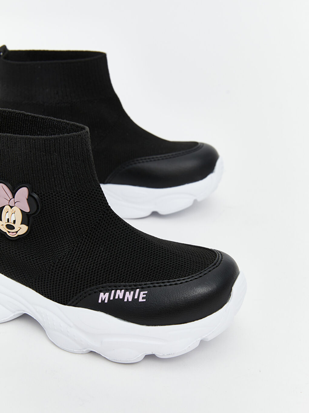 LCW STEPS Siyah Minnie Mouse Baskılı Kız Çocuk Bilek Boy Spor Ayakkabı - 2