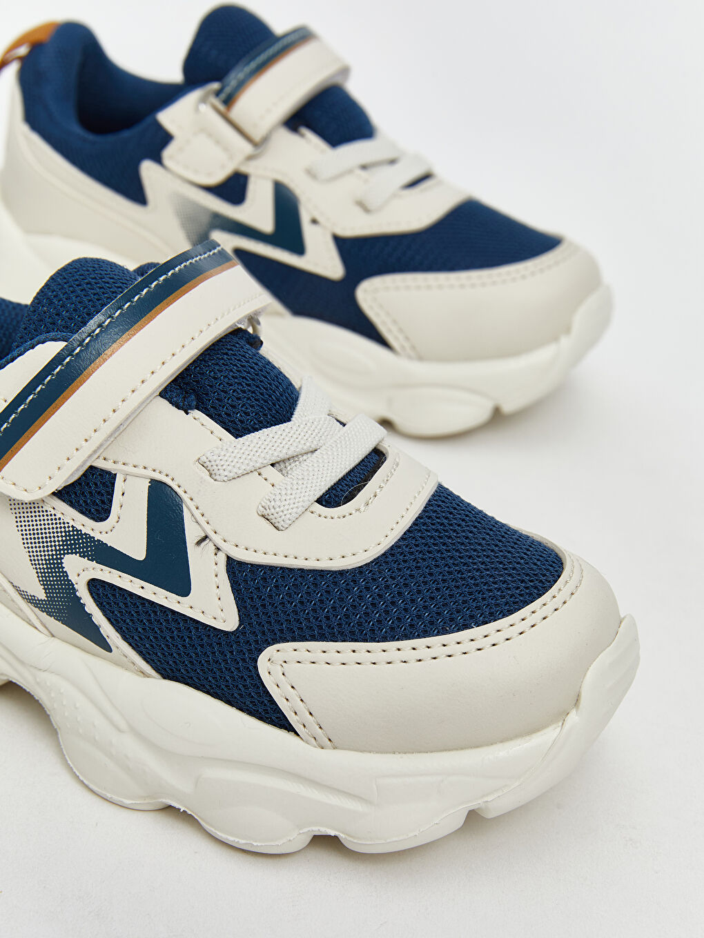 Petrol Baskılı Erkek Bebek Spor Ayakkabı-2