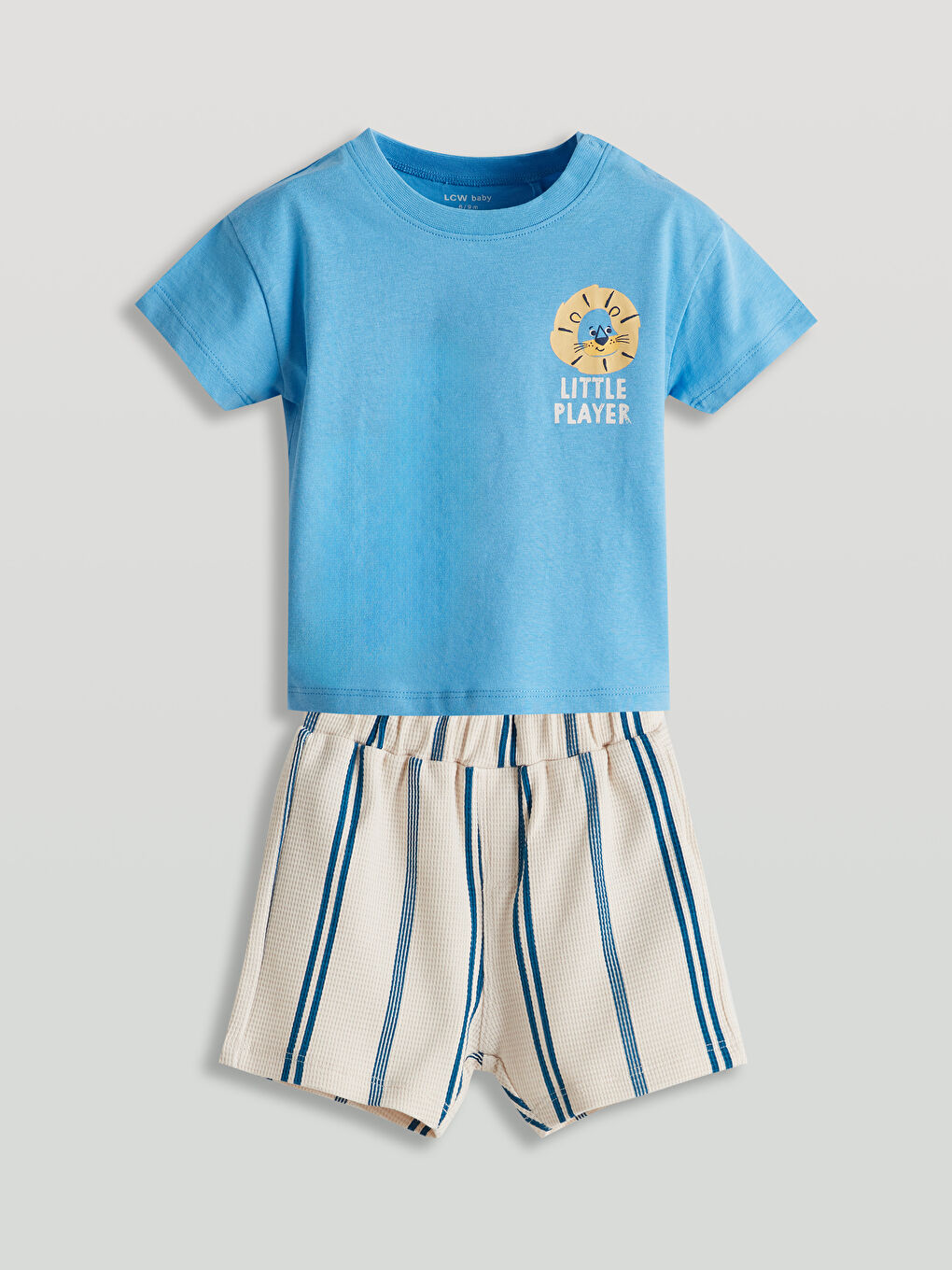 Printed Baby Boy'S T-Shirt And Shorts 2-Pack -S5GJ43Z1-R0Y
