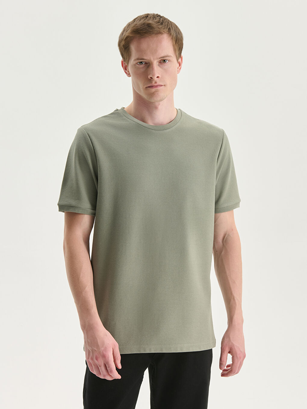 T-shirt pour Hommes à Col Rond