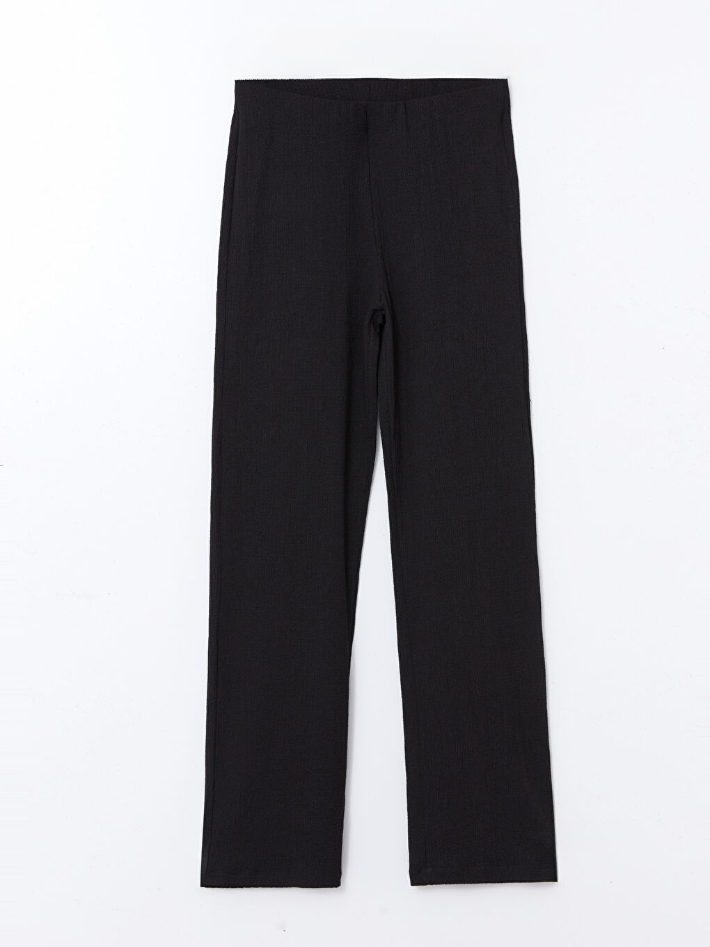Elasticated Waist Textured Women's Trousers -S5GJ62Z8-CVL