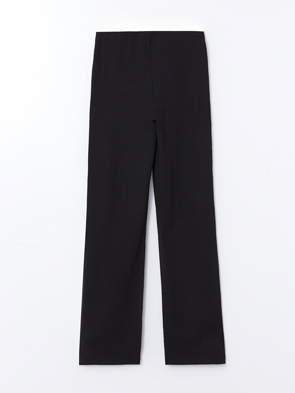 Elasticated Waist Textured Women's Trousers -S5GJ62Z8-CVL