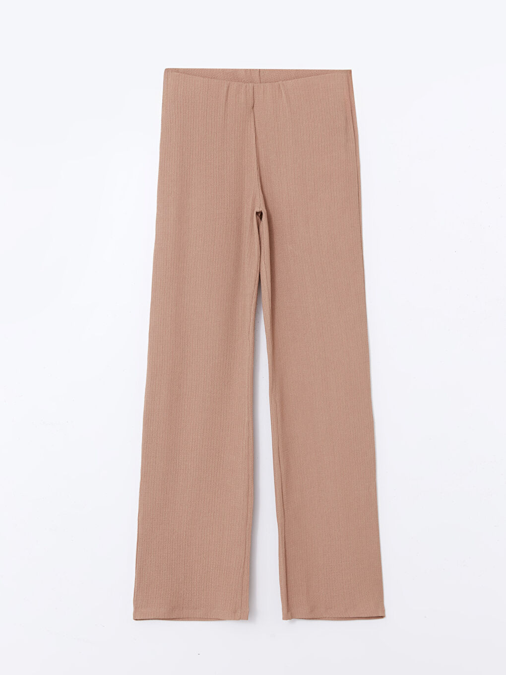 Elasticated Waist Textured Women's Trousers -S5GJ62Z8-FJZ