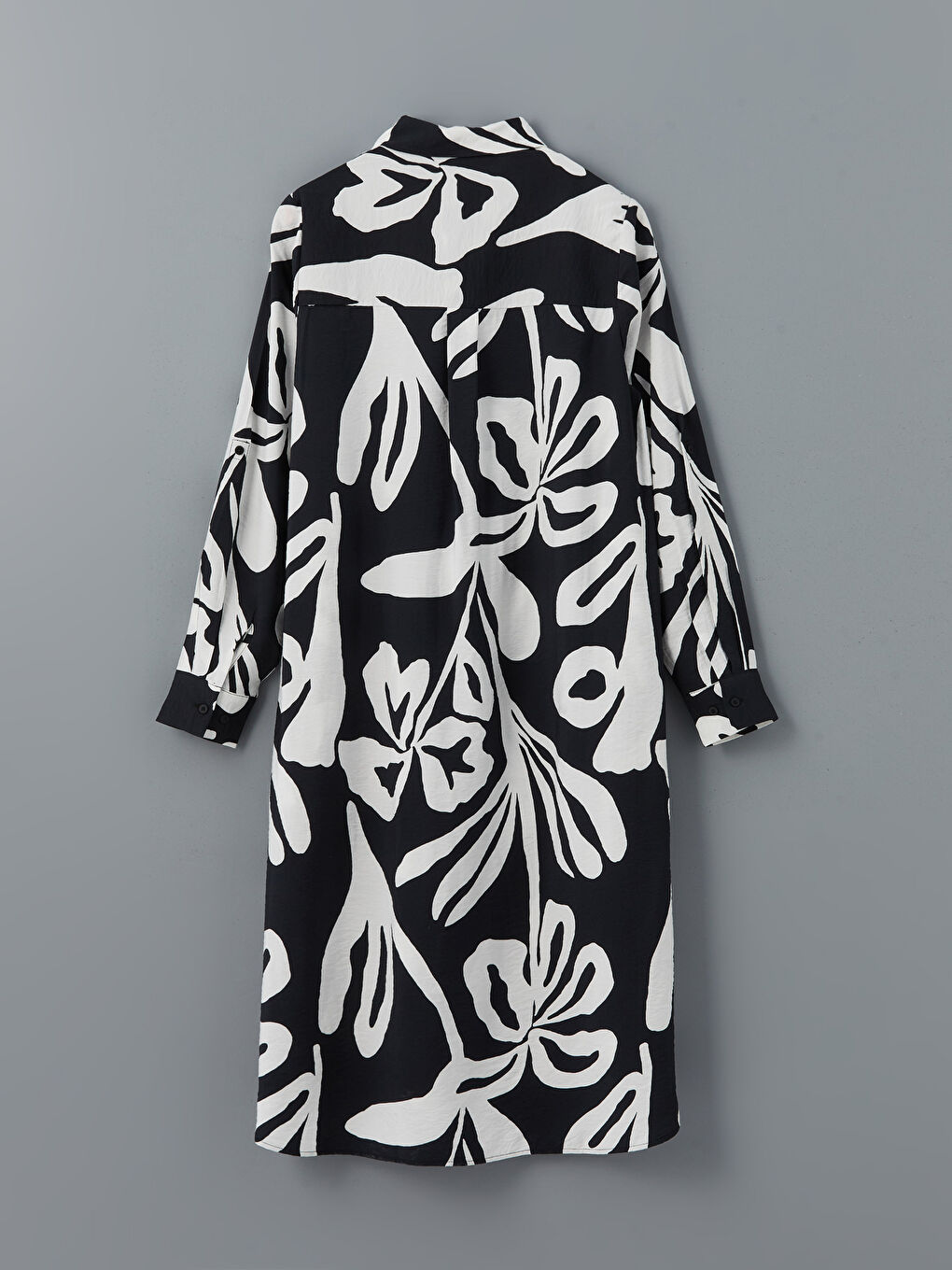Collared Neck Floral Women's Tunic -S5GJ67Z8-LQJ