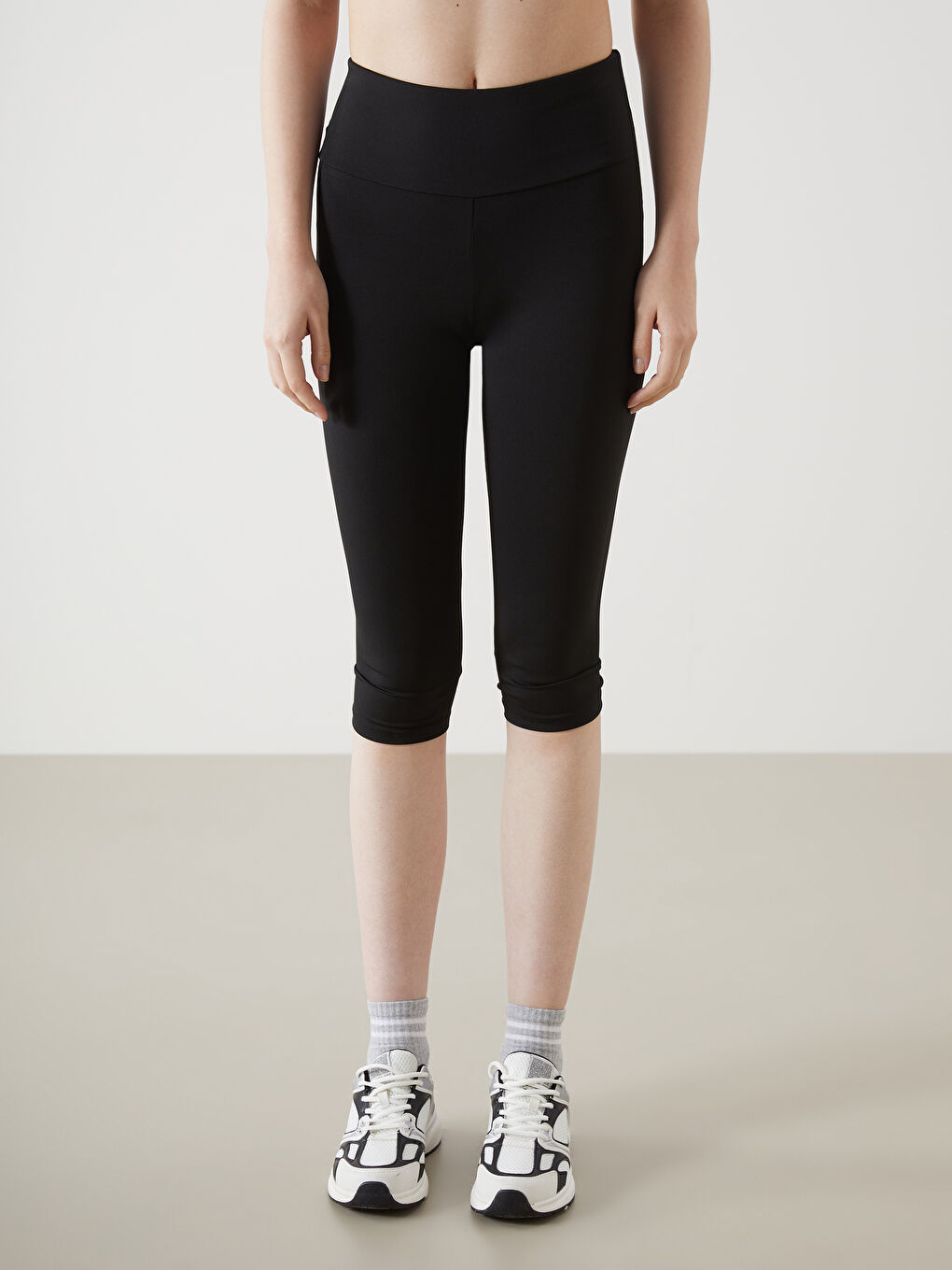 Women's Elastic Waist Sport Leggings -S5GJ75Z8-CVL