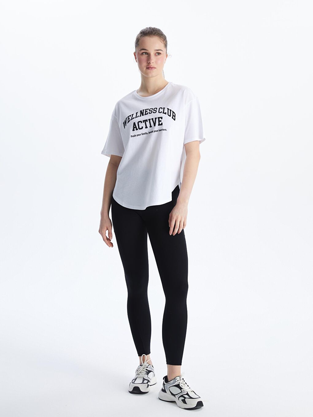 XSIDE ACTIVE Siyah Beli Lastikli Kadın Spor Tayt