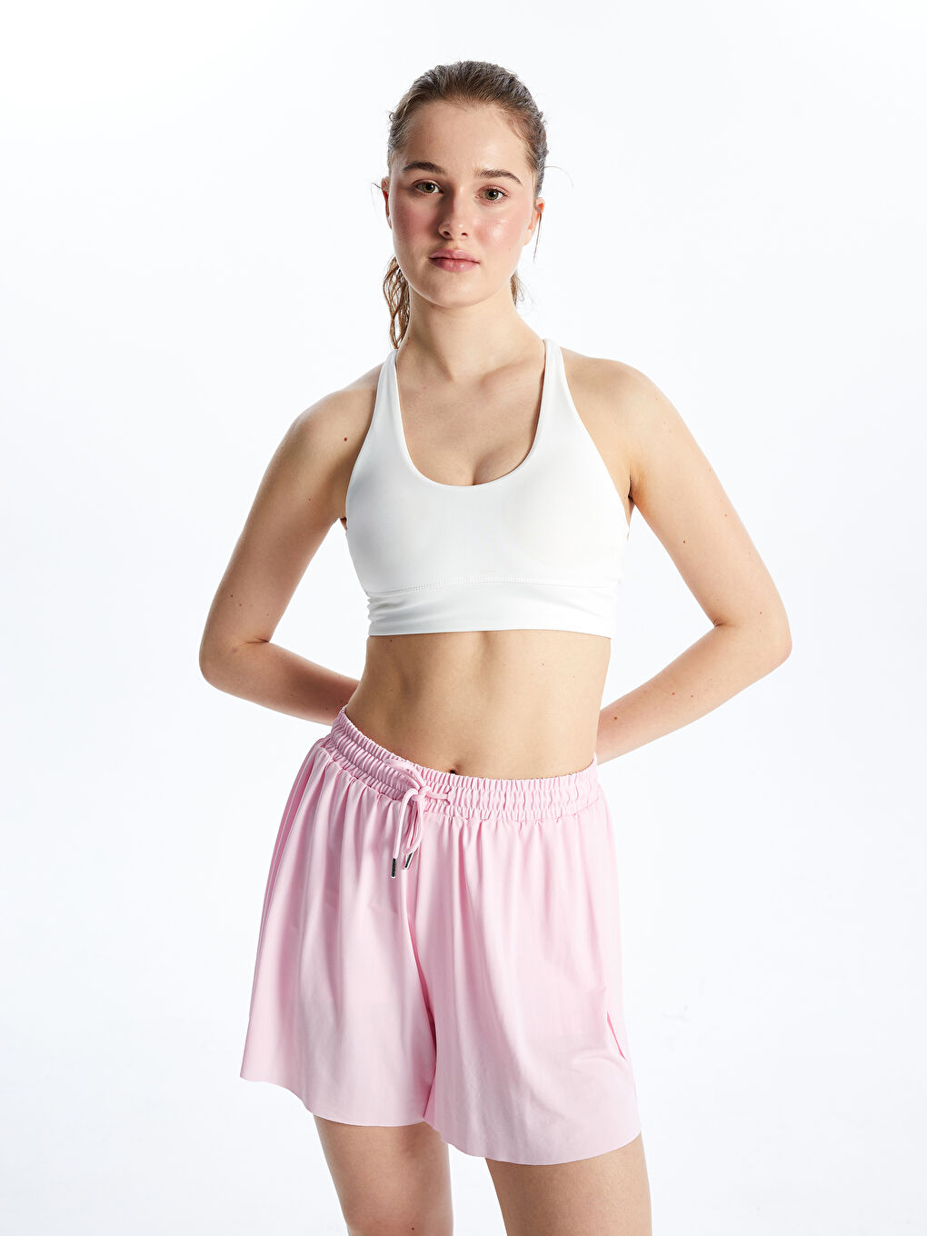 XSIDE ACTIVE Beyaz U Yaka Kadın Sporcu Büstiyer