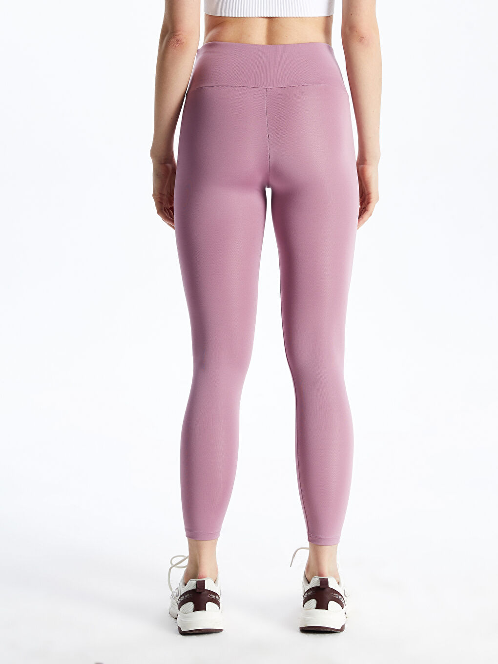 XSIDE ACTIVE Mor Beli Lastikli Kadın Spor Tayt - 3
