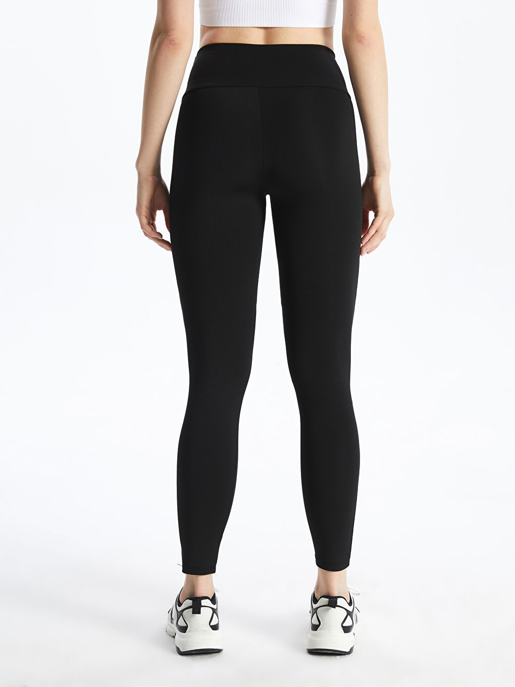 XSIDE ACTIVE Siyah Beli Lastikli Kadın Spor Tayt - 3