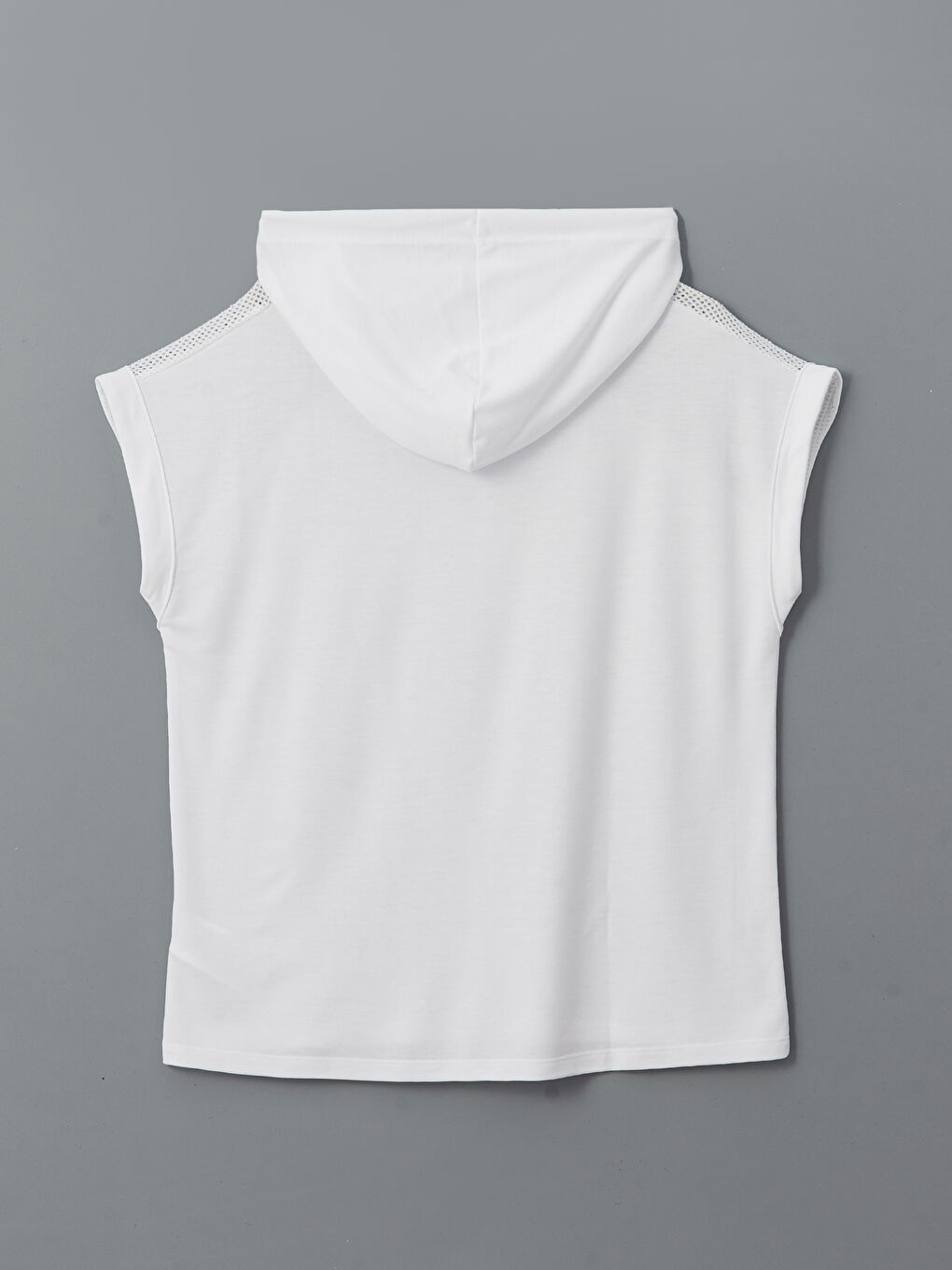 XSIDE ACTIVE Hooded Women's Sports T-Shirt with Mesh Detail -S5GJ98Z8-Q6K