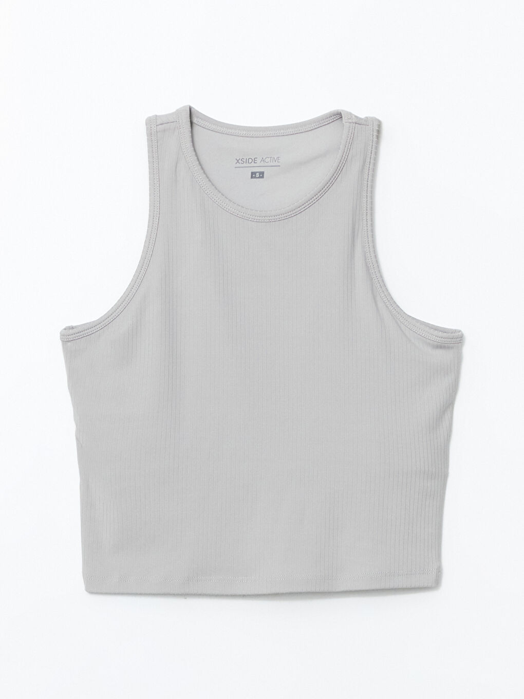 Bej Bisiklet Yaka Kadın Sporcu Atleti-4