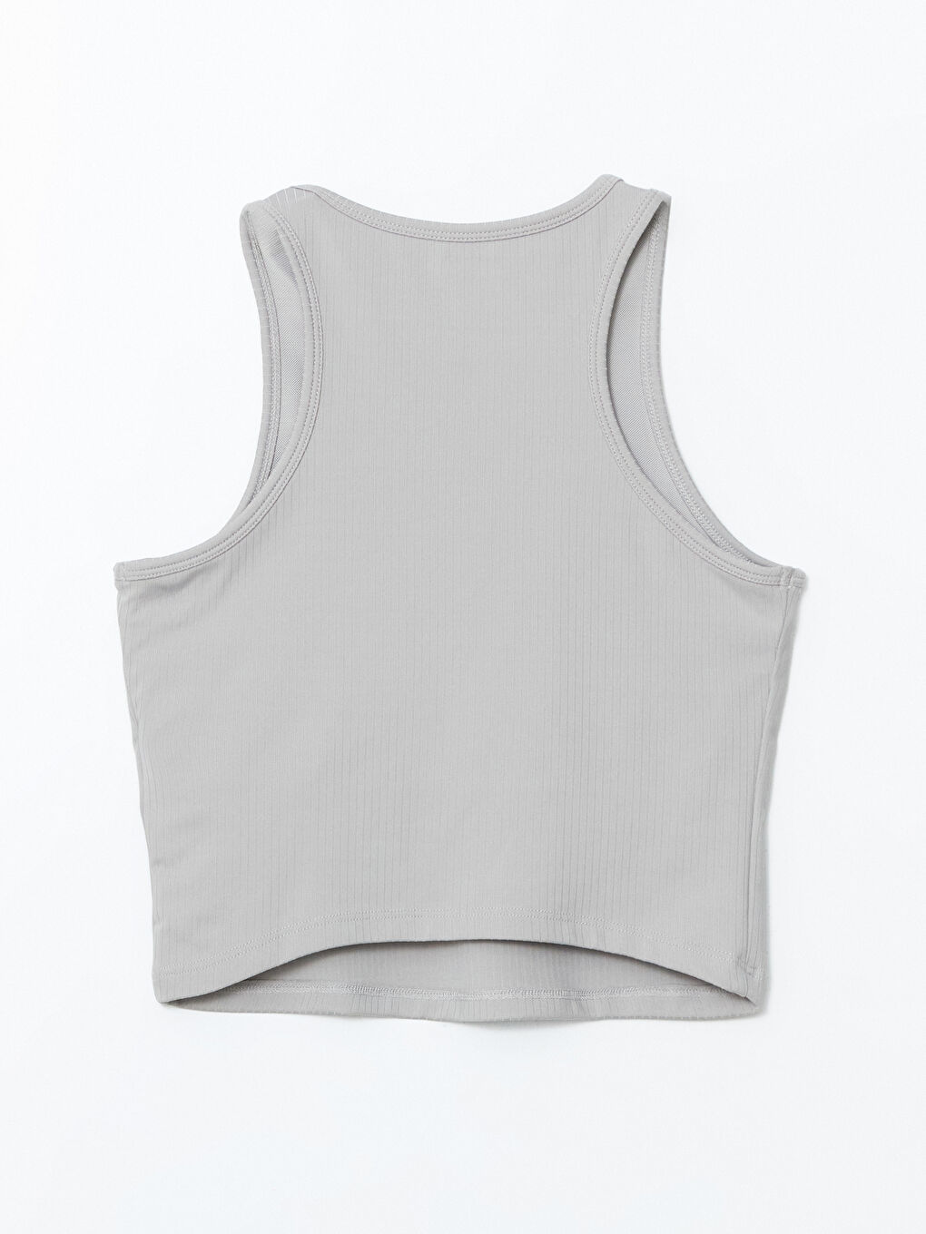 Bej Bisiklet Yaka Kadın Sporcu Atleti-5