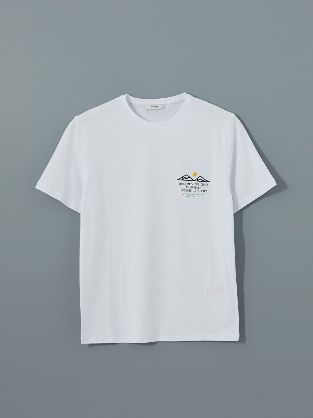 Beyaz Standart Kalıp Erkek Pijama Takımı-5