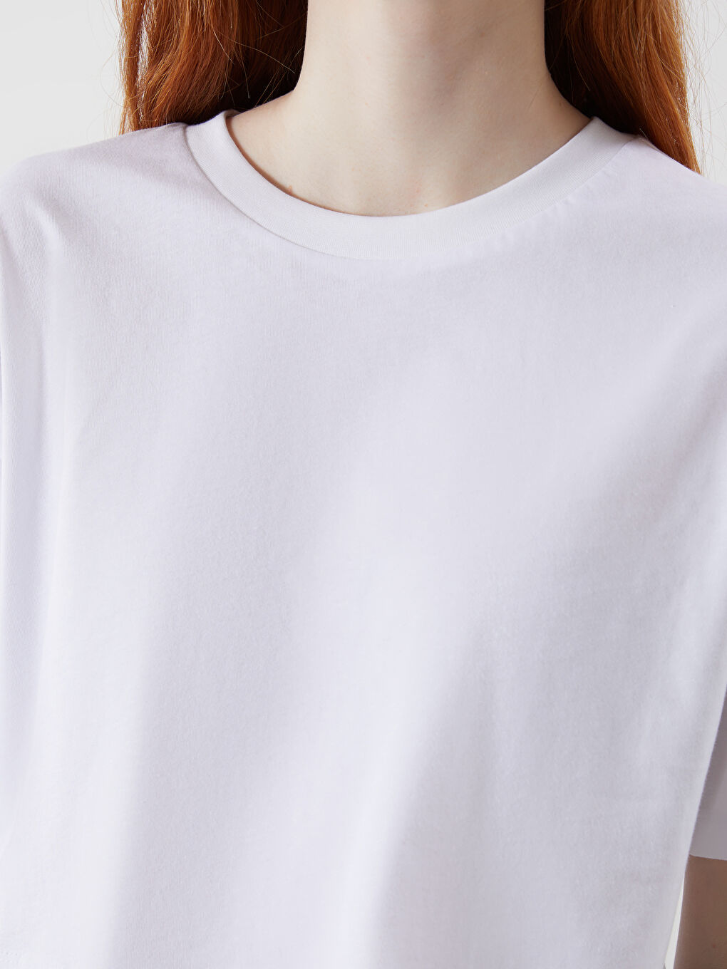 Crew Neck Women's Crop Top-2