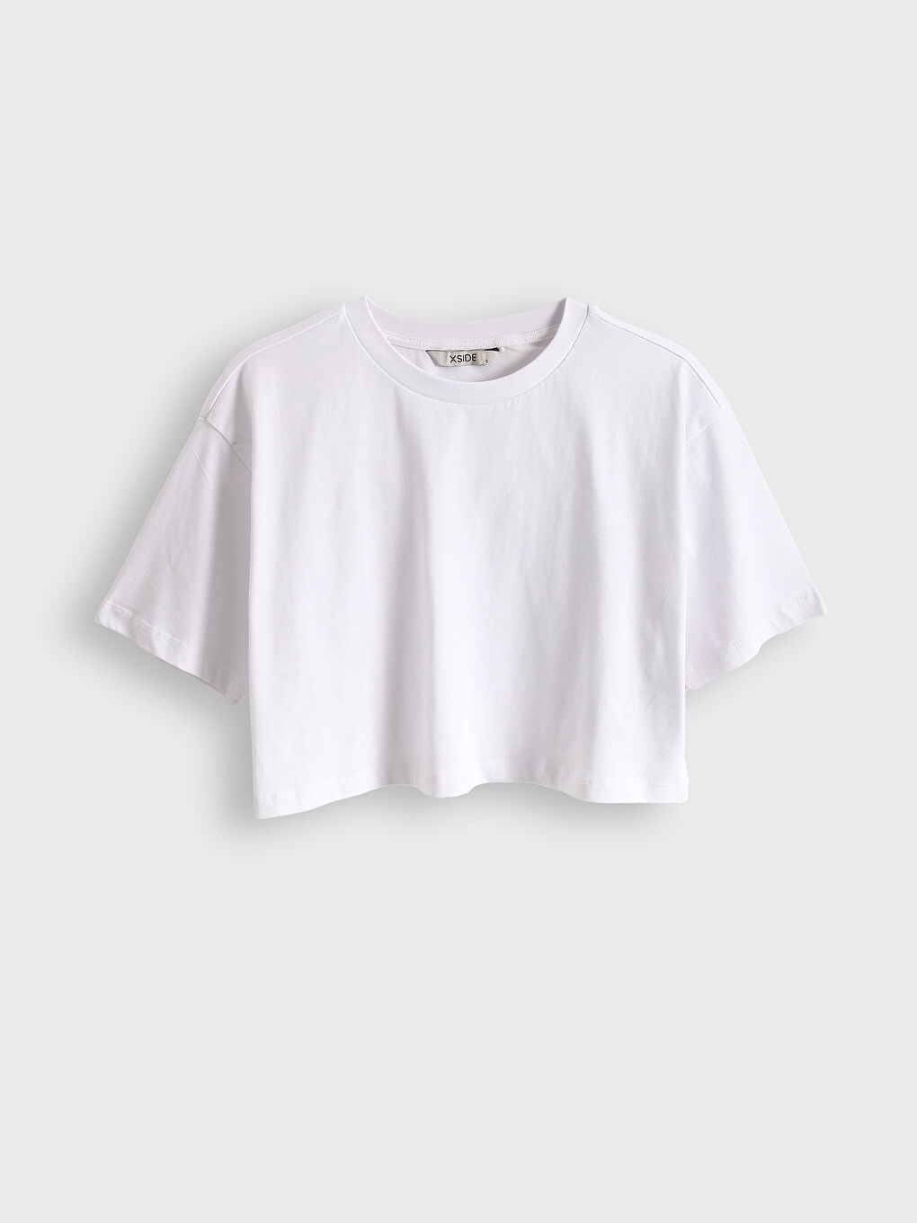 Crew Neck Women's Crop Top-4