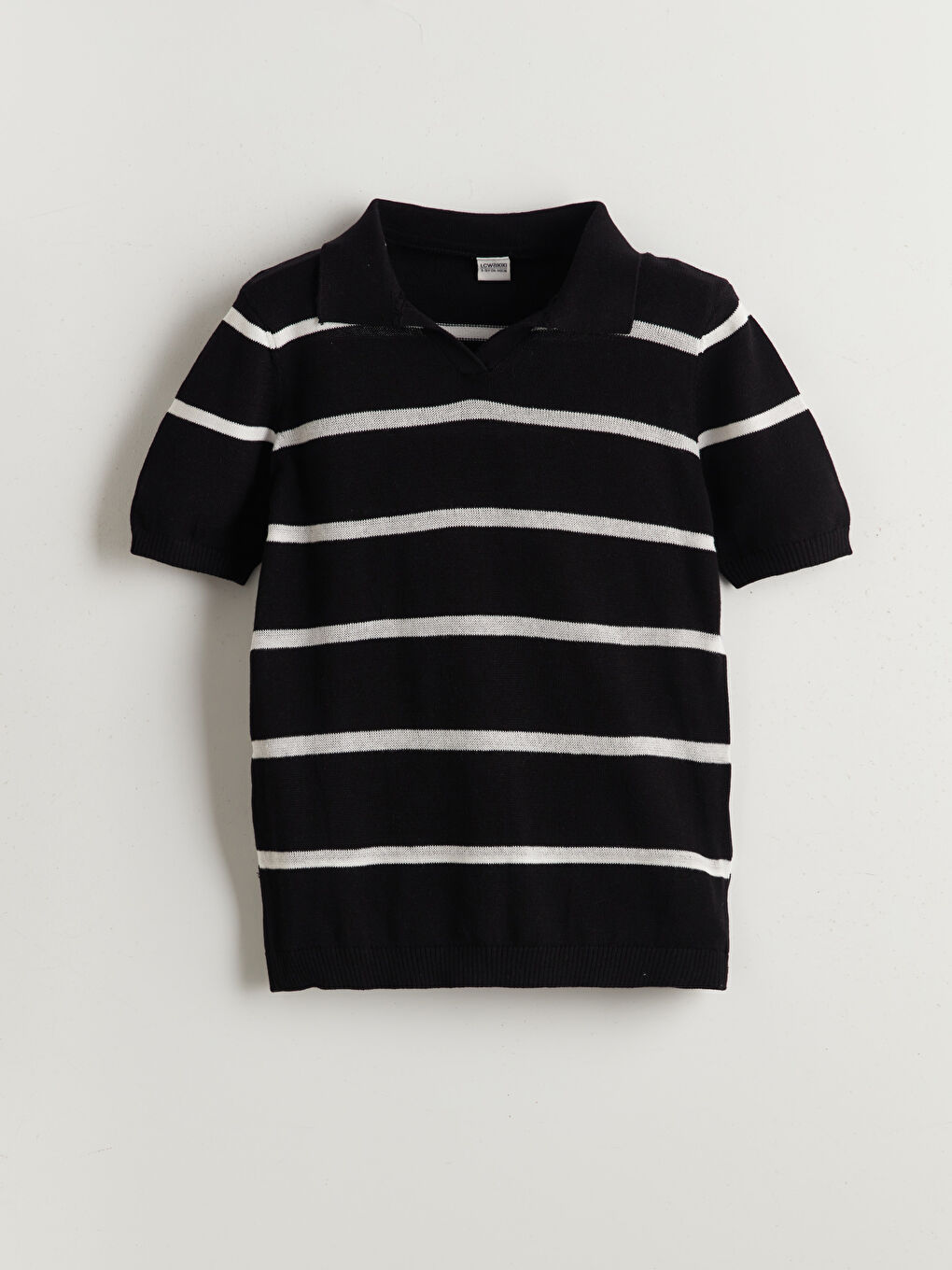 Polo Neck Boy's Knitted Sweater -S5GK70Z4-LEG