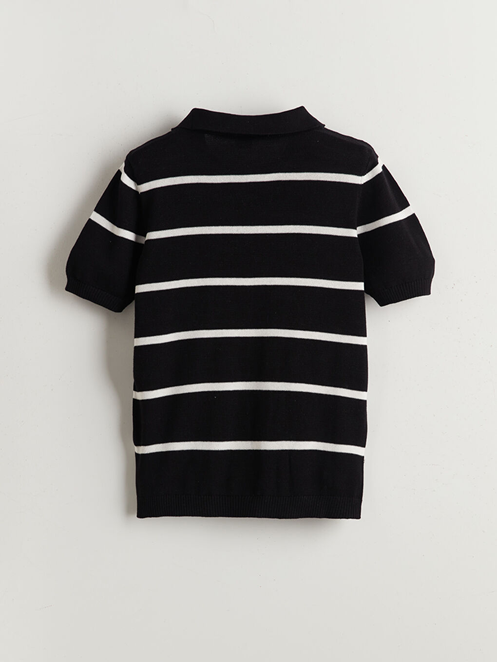 Polo Neck Boy's Knitted Sweater -S5GK70Z4-LEG