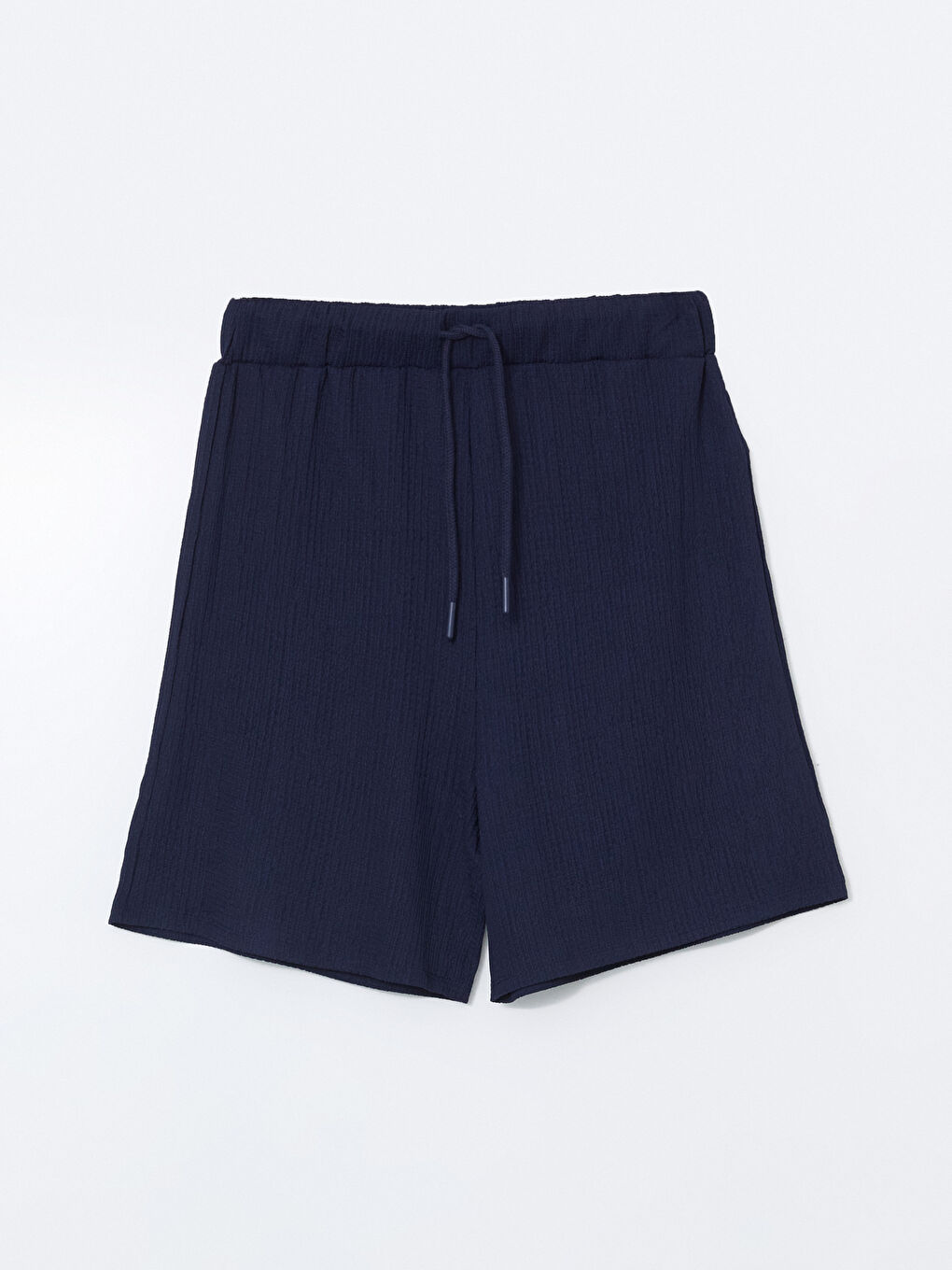 Elasticated Waist Textured Women's Shorts -S5GK86Z8-K7T