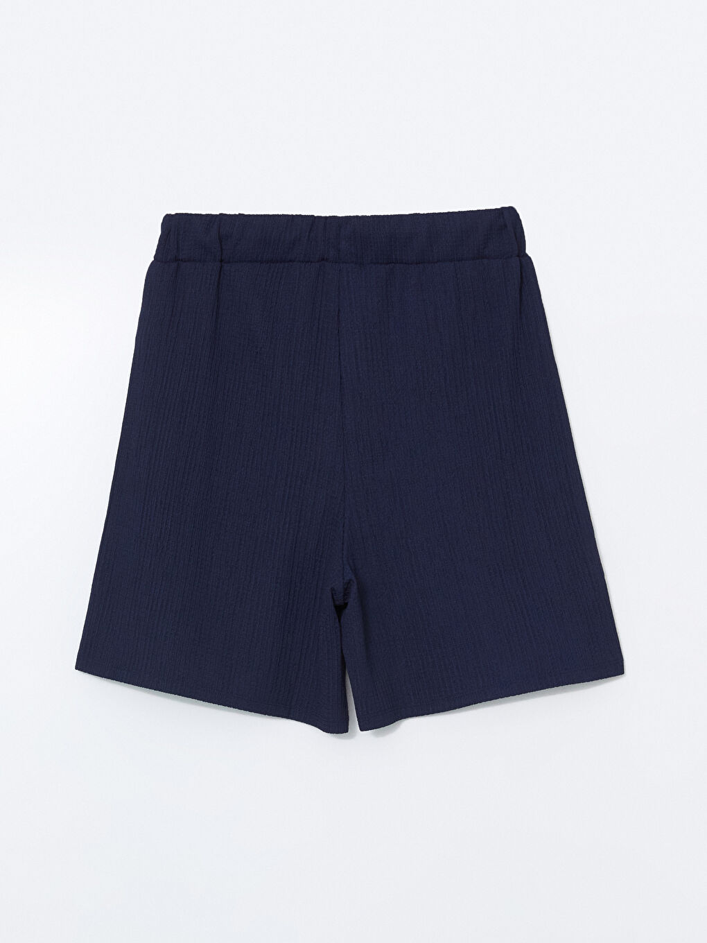 Elasticated Waist Textured Women's Shorts -S5GK86Z8-K7T