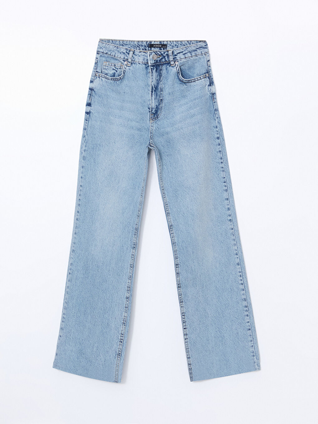Jean Jambe Large pour Femmes-4