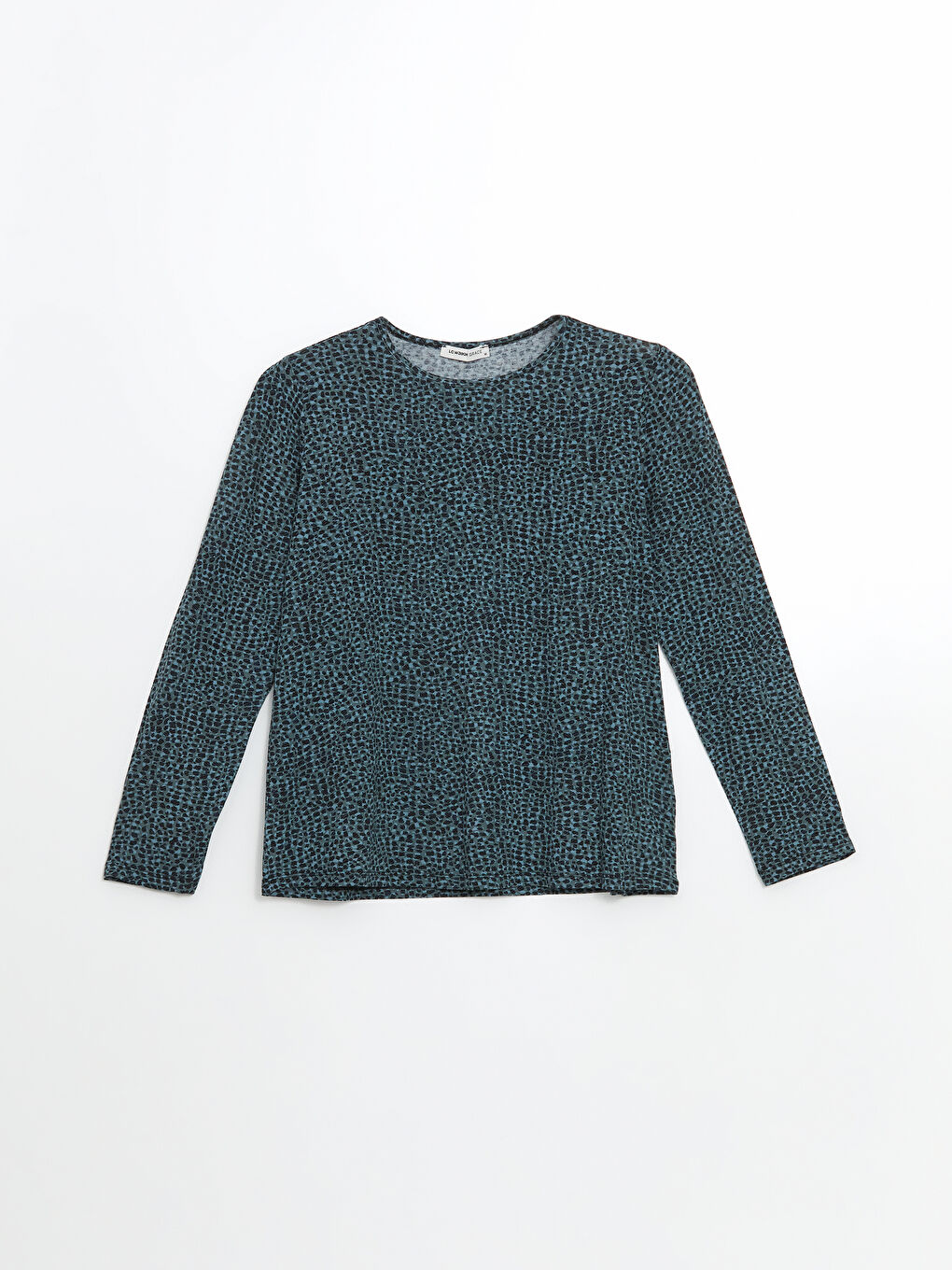 Crew Neck Patterned Women's T-Shirt -S5GL16Z8-LRR