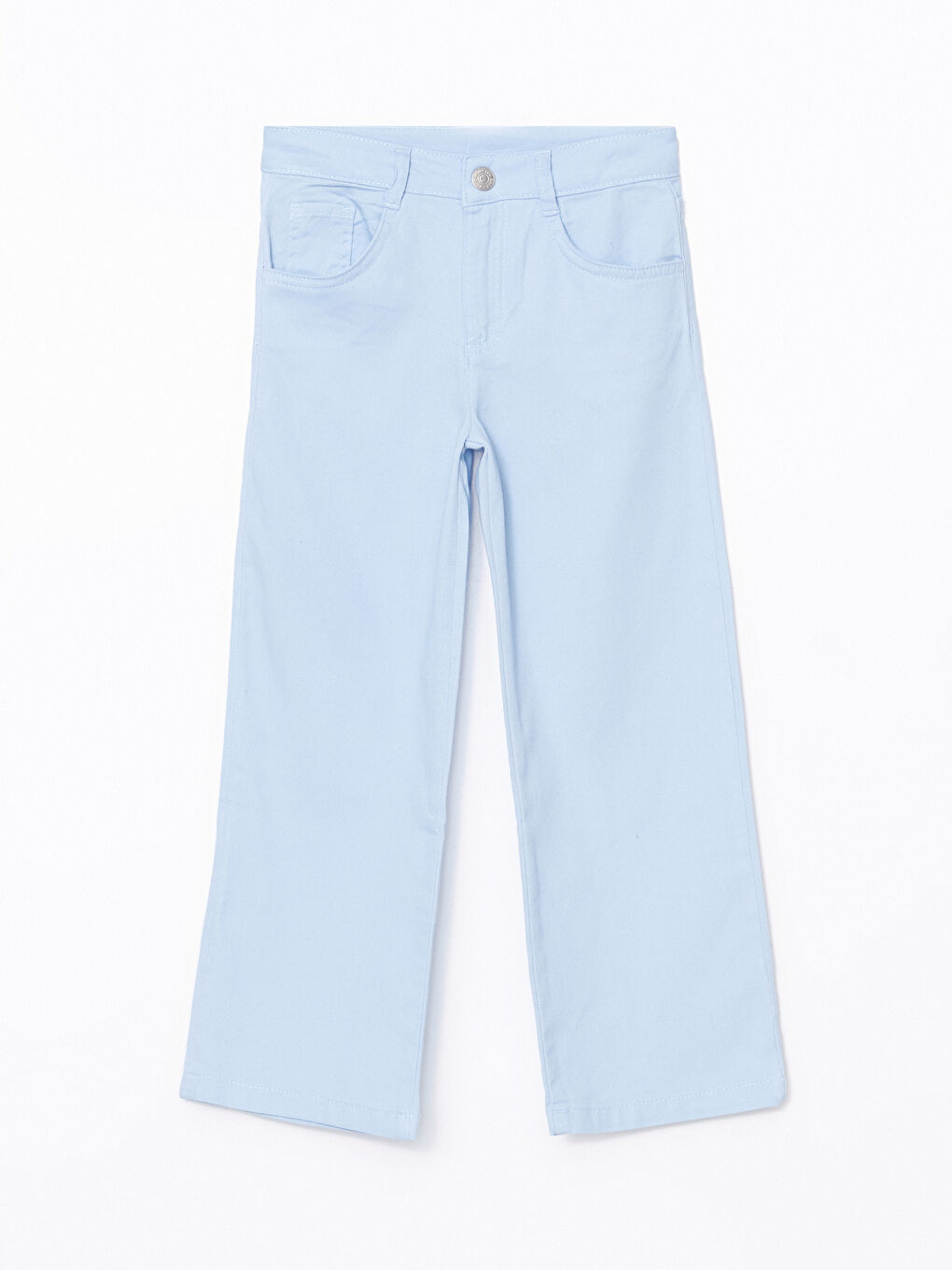 Girl's Jean Trousers with Adjustable Elastic Waist -S5GL21Z4-FGQ