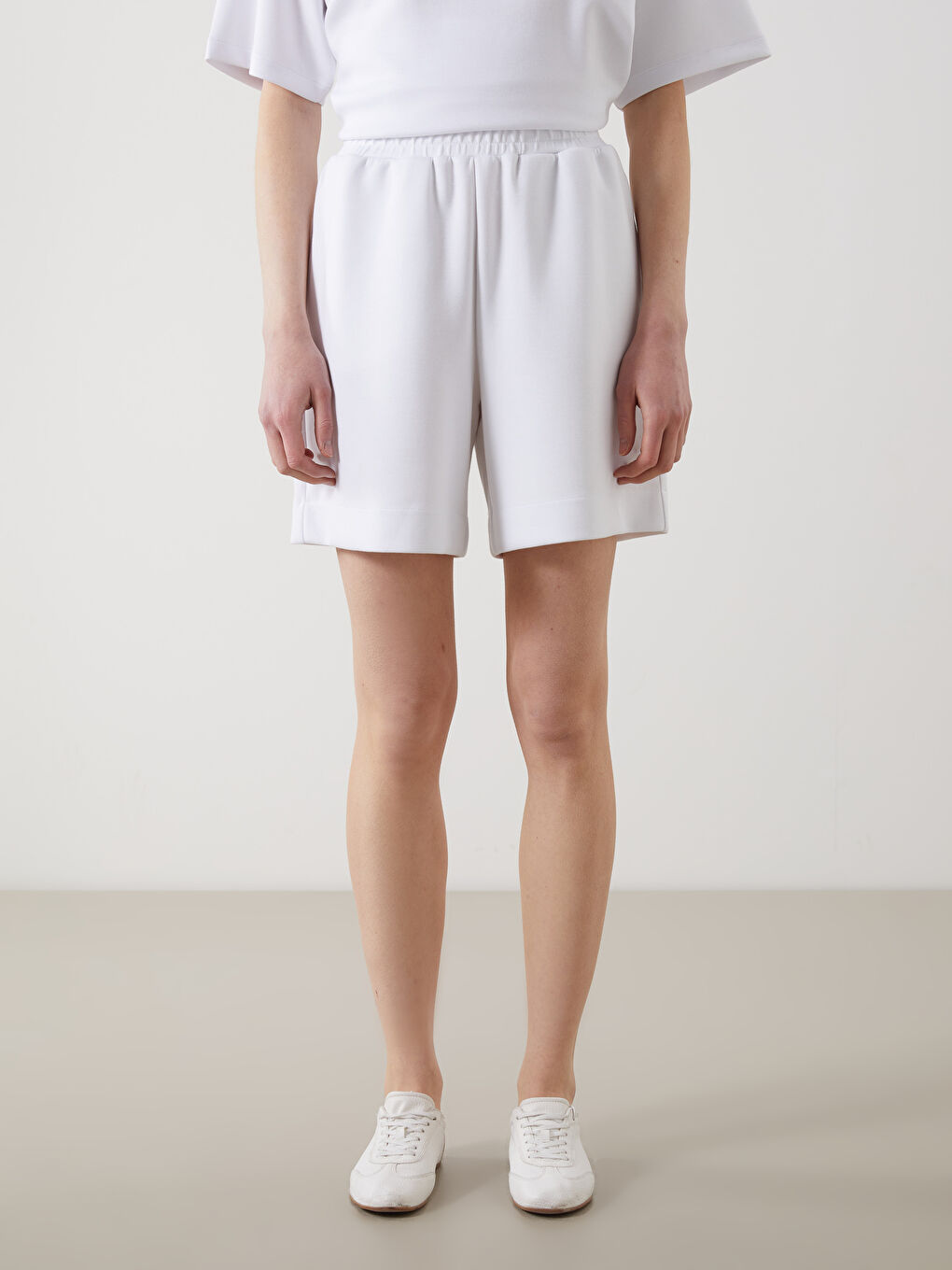 LCW Vision Elasticated Waist Women's Shorts -S5GL93Z8-Q6K