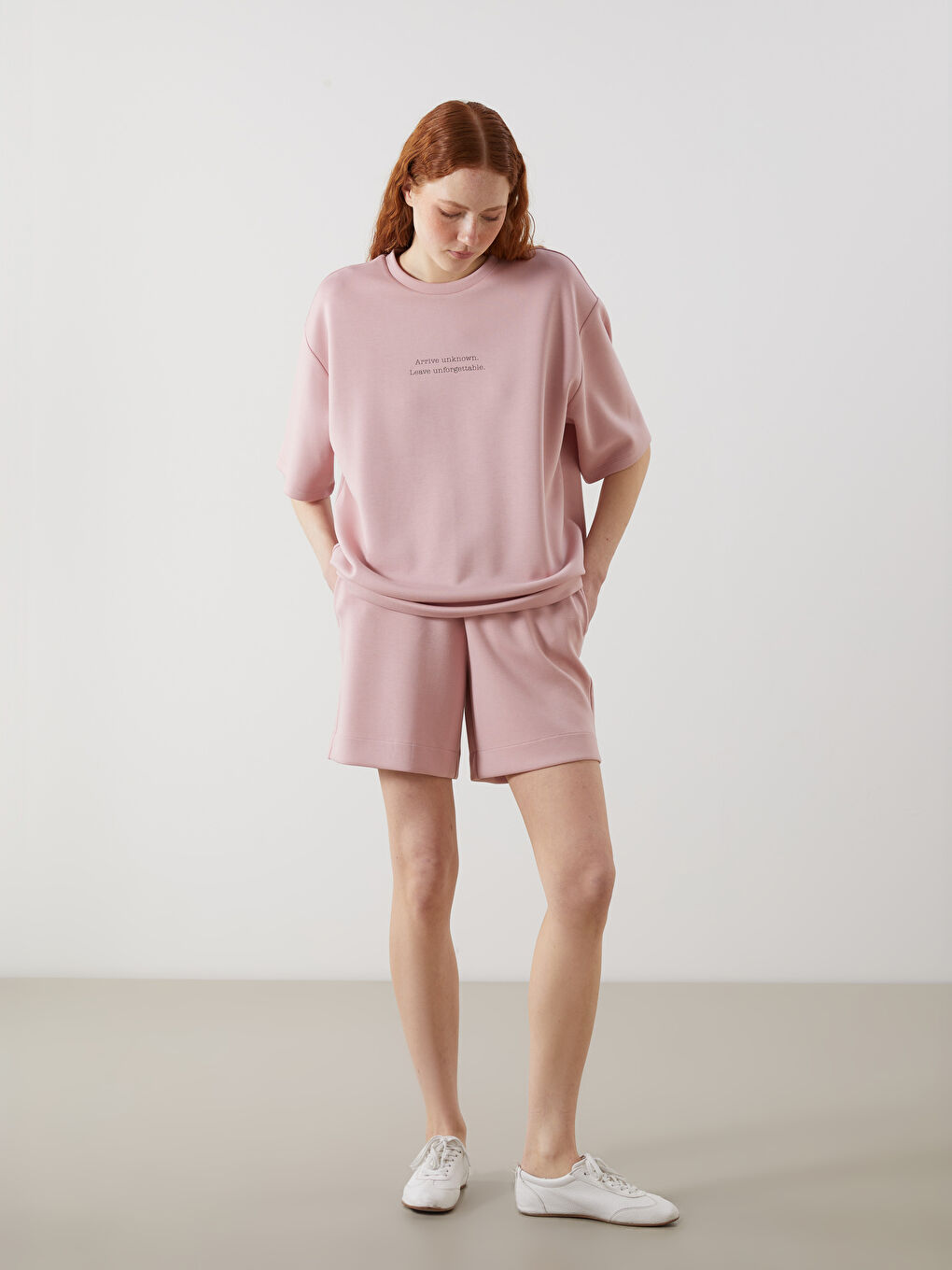Elasticated Waist Women's Shorts -S5GM05Z8-FHP