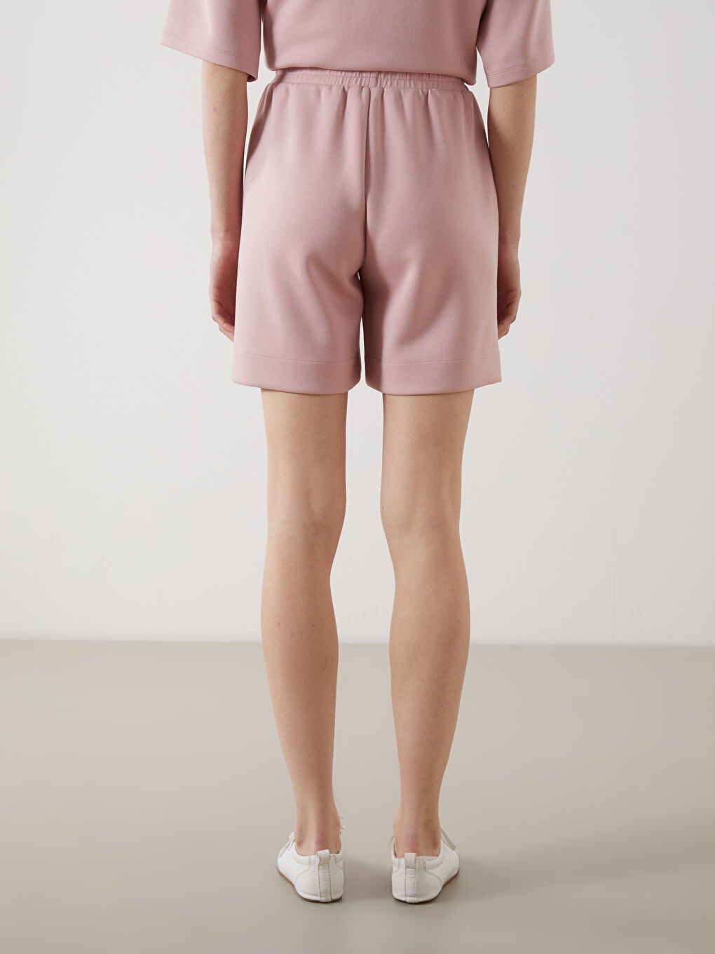 Elasticated Waist Women's Shorts -S5GM05Z8-FHP