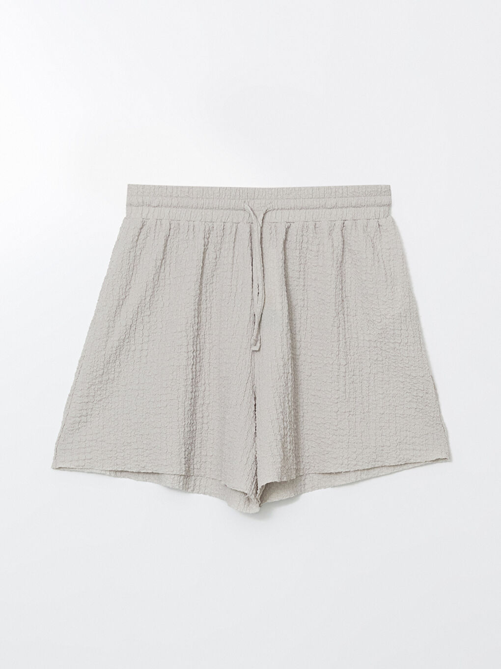 LC Waikiki Elasticated Waist Textured Women's Shorts -S5GM16Z8-FKQ